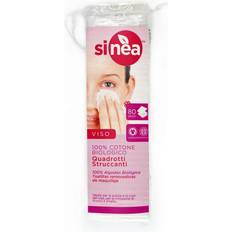 Sinea Quadrotti Struccanti Cotone Idrofilo Biologico 80 Pezzi