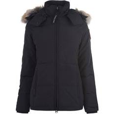 Äkta päls till jacka damkläder Canada Goose Chelsea Parka - Black