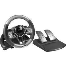 PC Volanti e Pedali Defender Forsage GTR Gaming Wheel - Black