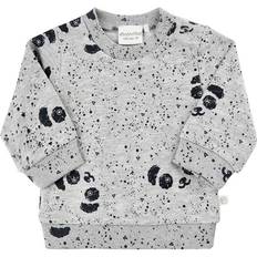 0-1M Sweatshirts Børnetøj Minymo Sweatshirt - Grey Melange (111098-1230)