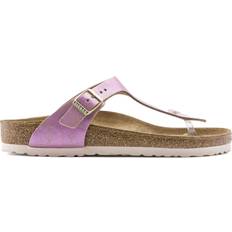 Birkenstock Gizeh Shoes Birkenstock Gizeh Leather - Washed Metallic Pink