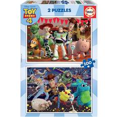 Toy Story Klassiske puslespil Educa Toy Story 4 2x100 Pieces