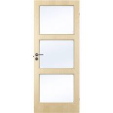 Swedoor Easy Nature GW3 Birch Skyvedør Klarglass (62.5x194cm)