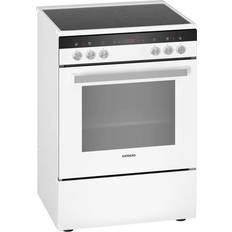 Siemens 60cm Cuisinières en Céramique Siemens HK9R3A220 Blanc