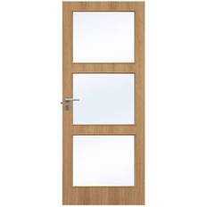 Glas Skjutdörrar Swedoor Easy Nature GW3 Oak Skjutdörr Klarglas (72.5x194cm)