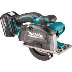 Makita Scie circulaire à métaux 18 V Li-Ion 5 Ah Diam 136 x 20 mm avec coffret DCS552RTJ