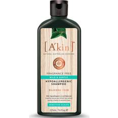 A'kin Mild & Gentle Fragrance Free Shampoo 225ml
