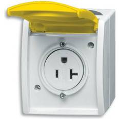 Yellow Electrical Outlets Busch-Jaeger 3016 EWN-53 1-way