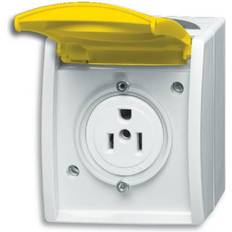 Yellow Electrical Outlets Busch-Jaeger 3015 EWN-53 1-way