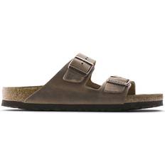 Nubuck Sandaler Birkenstock Arizona Oiled Leather - Tobacco Brown