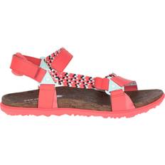 Rosa Sandaler Merrell Around Town Sunvue Woven - Hot Coral