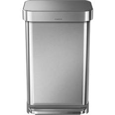 Simplehuman Rectangular Pedal Bin with Liner Pocket 14.529gal