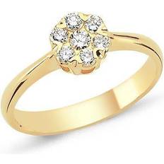 Nuran Flora Ring - Gold/Diamond