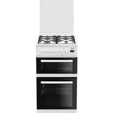 50cm - Convection/ Fan Oven Gas Cookers Beko EDG506W White