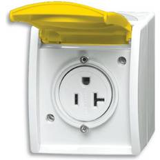 Yellow Electrical Outlets Busch-Jaeger 3016 EWN-54 1-way