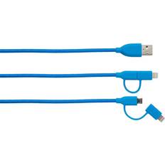 Boompods Duo USB A-USB Micro B/Lightning 1m