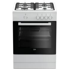 60cm - Blanc Cuisinières à gaz Beko FSG62000DW Blanc