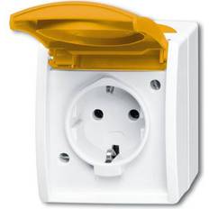 Yellow Electrical Outlets Busch-Jaeger 20 EWN-14-54 1-way