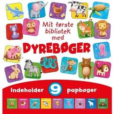 Mit første bibliotek - med dyrebøger (med 9 papbøger) (2019)