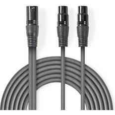 Nedis 2XLR-XLR M-F 1.5m