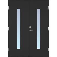 Scandidoor Standard Torp Ytterdörr Klarglas S 9000-N V (140x210cm)