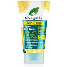 Tea tree face wash Dr. Organic Skin Clear Tea Tree Deep Pore Cleansing Face Wash 4.2fl oz