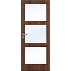 Skyvedører Swedoor Easy Nature GW3 Walnut Skyvedør Klarglass (62.5x194cm)