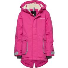 Didriksons Vaaleanpunainen Ulkoiluvaatteet Didriksons Indre Kid's Parka - Pink