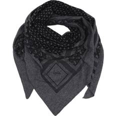 Lala berlin tørklæde sort Lala Berlin Tørklæde Triangle Monogram Scarf M - Lubecca