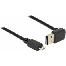 DeLock USB A-USB Micro-B 2.0 Angled 0.5m