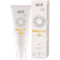 Alkoholfrei Sonnenschutz Eco Cosmetics Sun Spray Q10 Toned SPF50 100ml