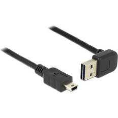 Mini usb til usb a DeLock Easy-USB USB A-USB Mini-B 2.0 Angled 3m