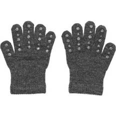 Go Baby Go Wool Grip Gloves - Dark Grey Melange