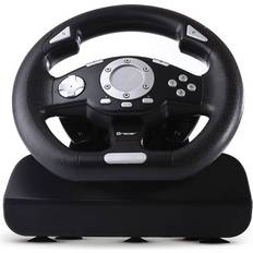 Tracer Sierra Steering Wheel and Pedal Set - Black