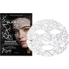 Green Facial Masks GlamGlow Glowlace Radiance-Boosting Hydration Sheet Mask