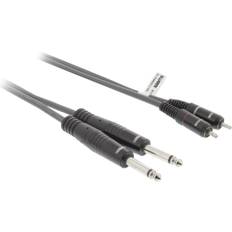 Sweex 2RCA-2x6.3mm 5m