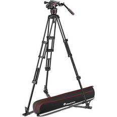 Manfrotto Kit video con trípode alumino Twin rótula Nitrotech 608