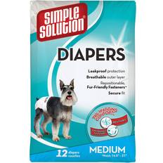 Simple Solution Disposable Dog Diaper M 12pcs