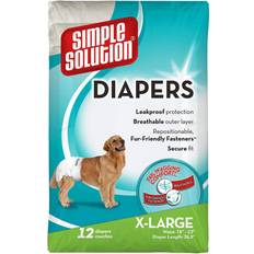 Simple Solution Disposable Dog Diaper XL 12pcs