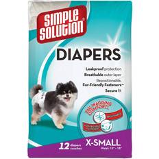 Simple Solution Disposable Dog Diaper XS 12pcs