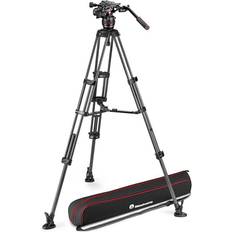 Manfrotto Nitrotech 608 + CF Twin Leg Tripod MS