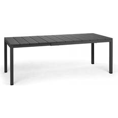 Aluminium Tables de Salle à Manger d'Extérieur Nardi Rio 140-210x85cm