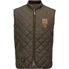 Morris Västar Morris Trenton Quilted Vest - Olive