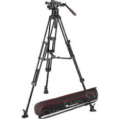 Nitrotech Manfrotto Kit video Nitrotech 612, treppiede tubo doppio alluminio