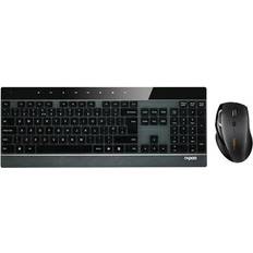 Rapoo Tastiere Rapoo 8900P RF Wireless QWERTZ 10m