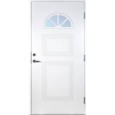 Scandidoor H - Vit Ytterdörrar Scandidoor Standard Forsa Ytterdörr Klarglas S 0502-Y H (100x200cm)