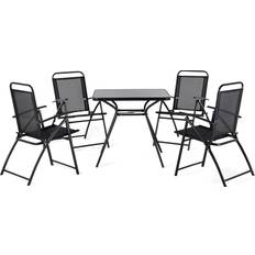 Beliani Livo Patio Dining Set, 1 Table incl. 4 Chairs