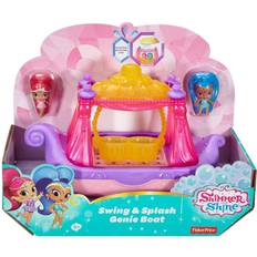 Fisher Price Bath Toys Fisher Price Shimmer & Shine Swing & Splash Genie Boat