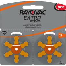 Hörapparatsbatterier 13 Rayovac Size 13 12-pack