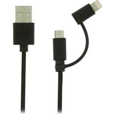 Sweex USB A-Lightning/USB B Micro 1m